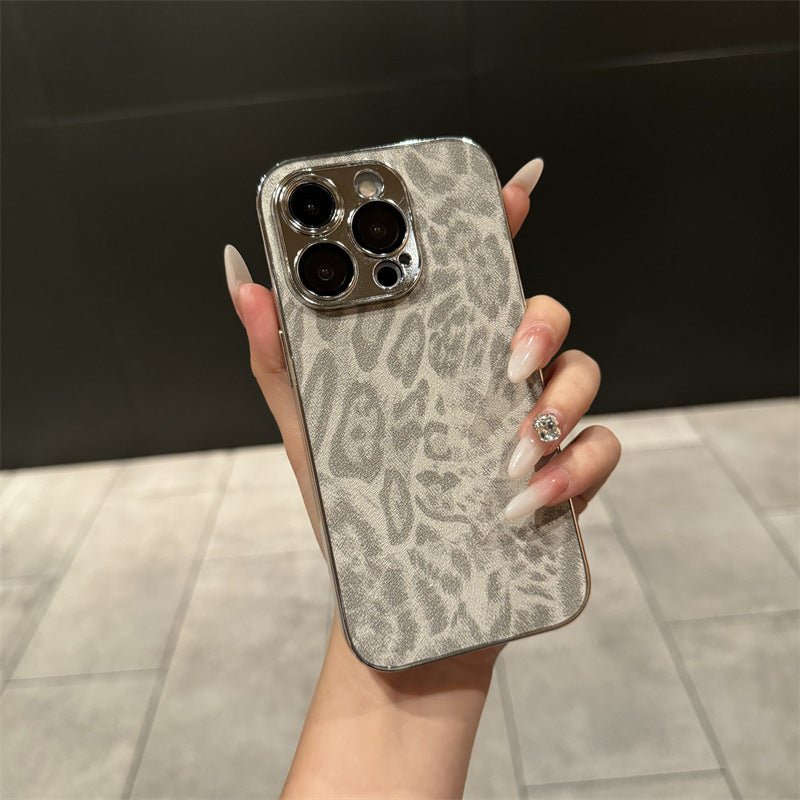 Coque iPhone Léopard Velours 🐆✨ – Effet Luxe & Protection Antichoc 2 - en - 1 - Shopbyshopima